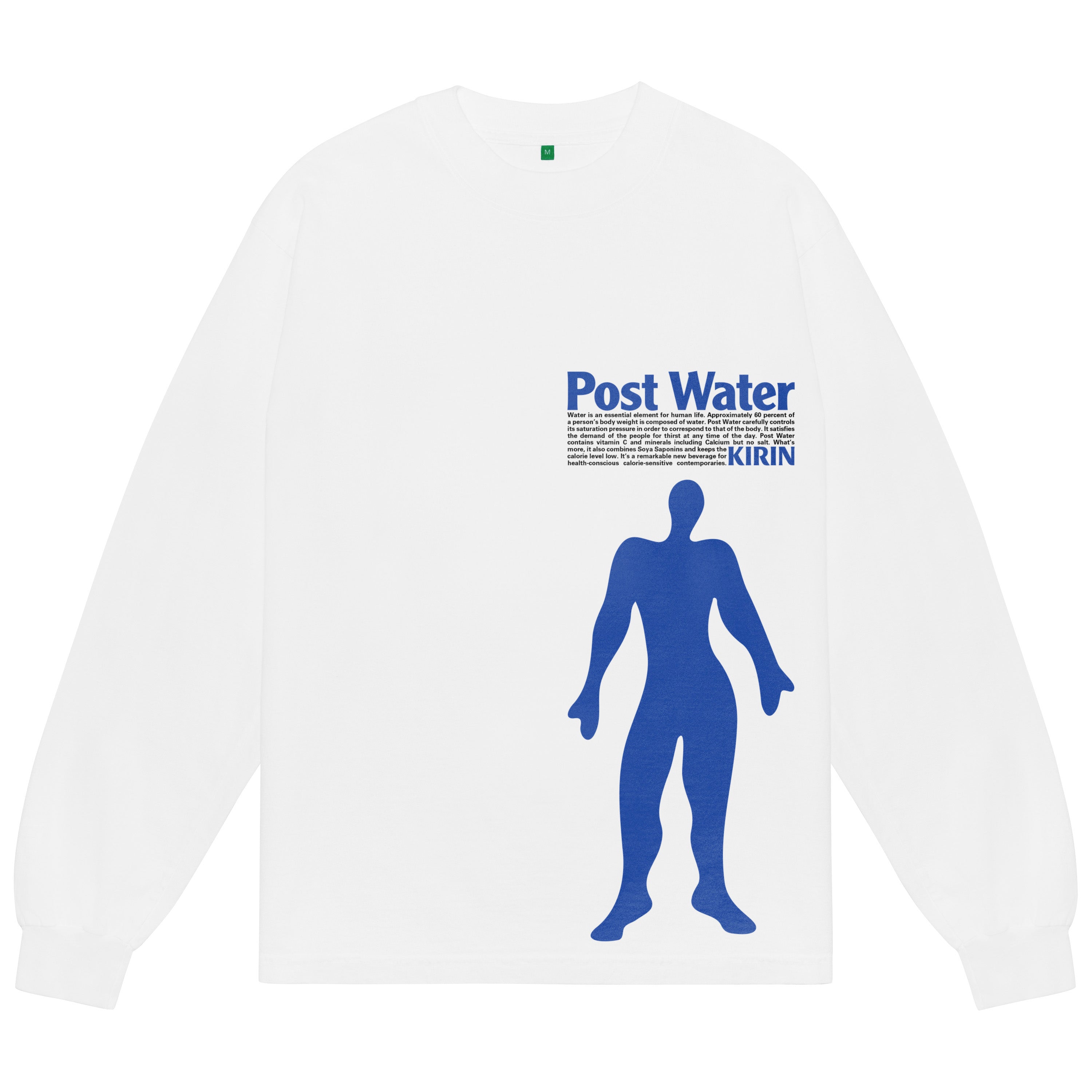 POST WATER LS SHIRT｜WHITE