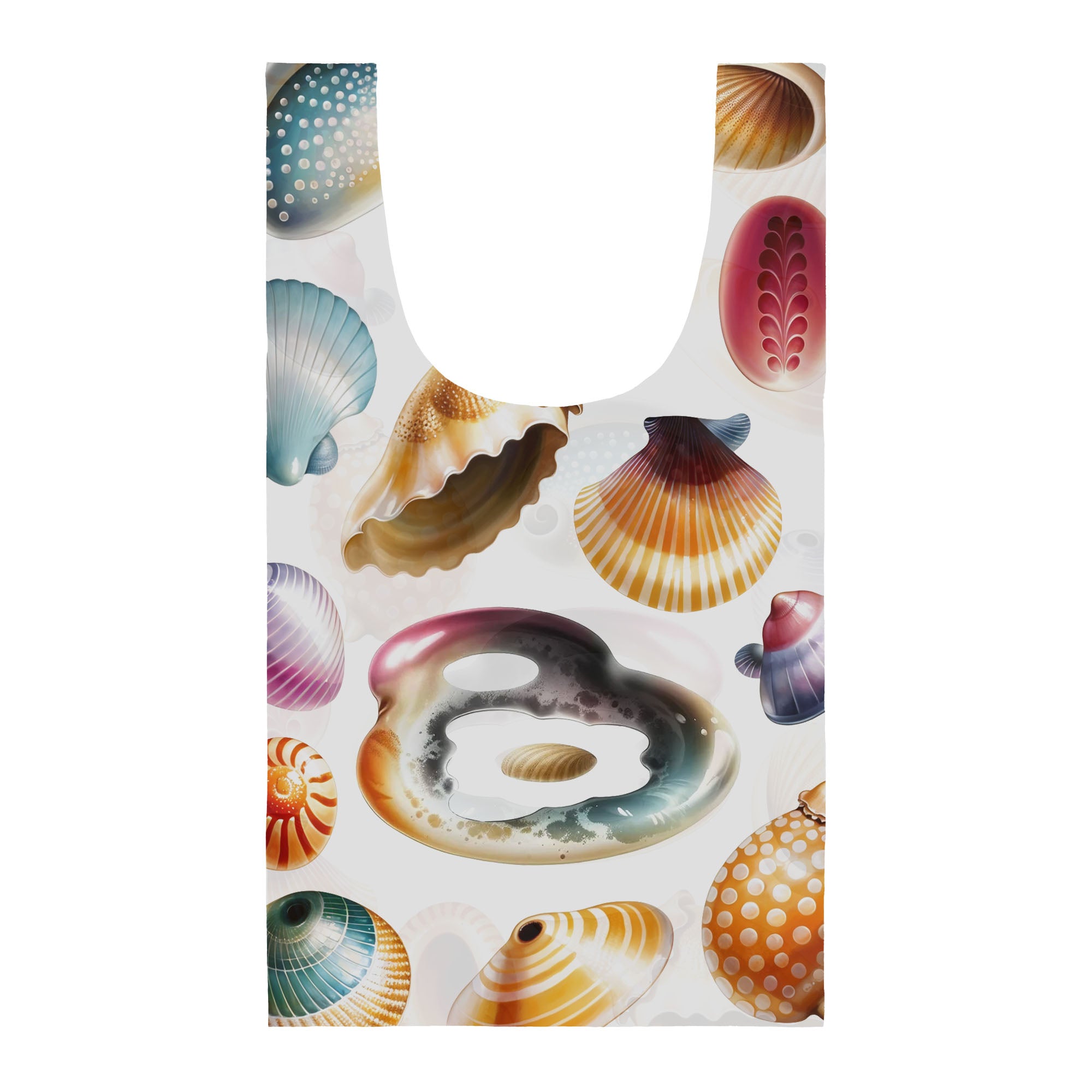 Shells XL Reusable Bag｜White
