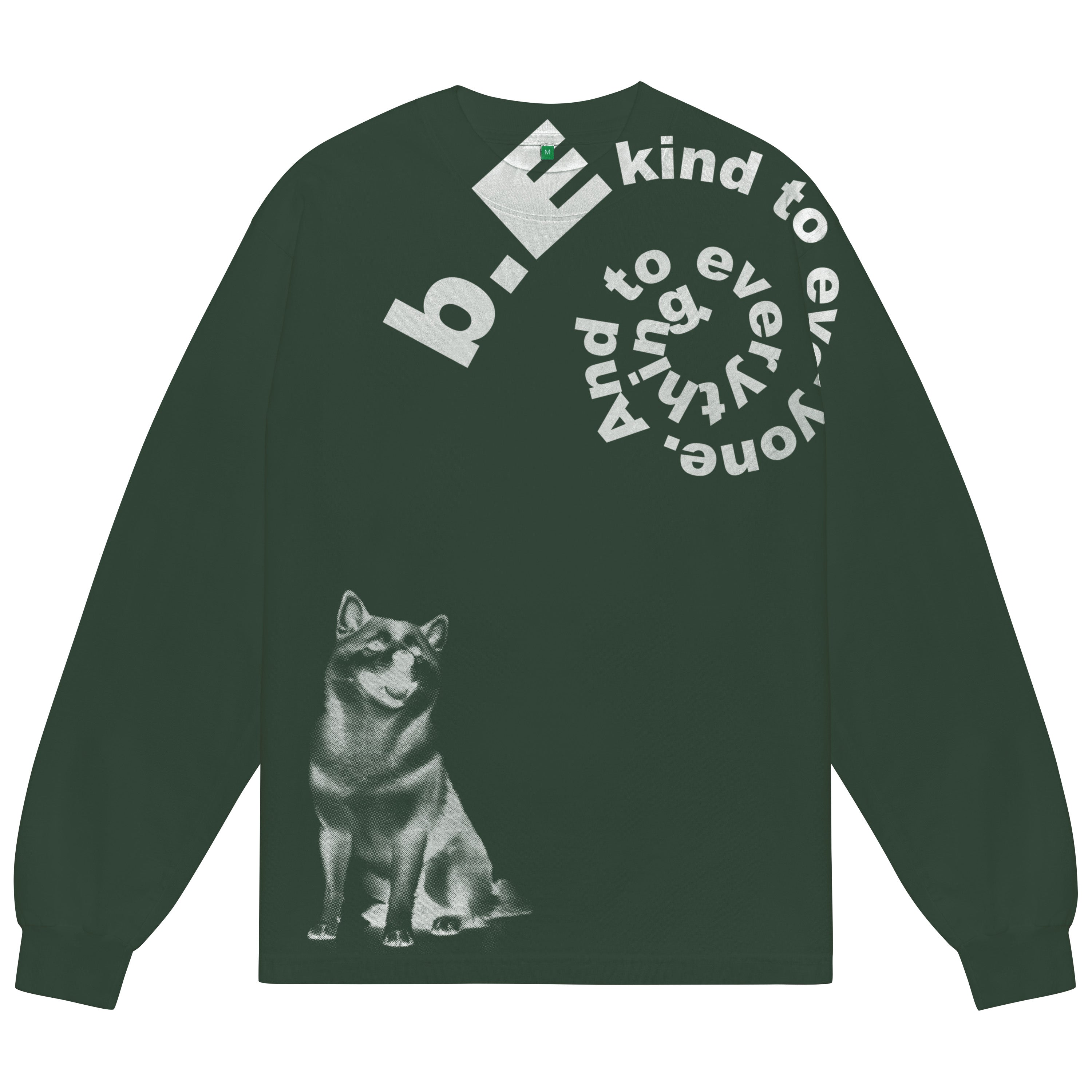 SHIBA LS SHIRT｜GREEN