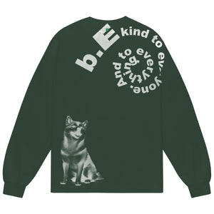 SHIBA LS SHIRT｜GREEN