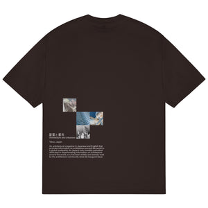 TANGE ISSUE T-SHIRT｜CHOCOLATE