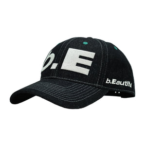 b.E Hat｜Black Denim / Off White