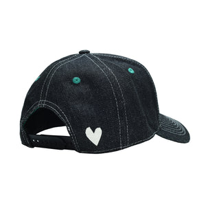 b.E Hat｜Black Denim / Off White