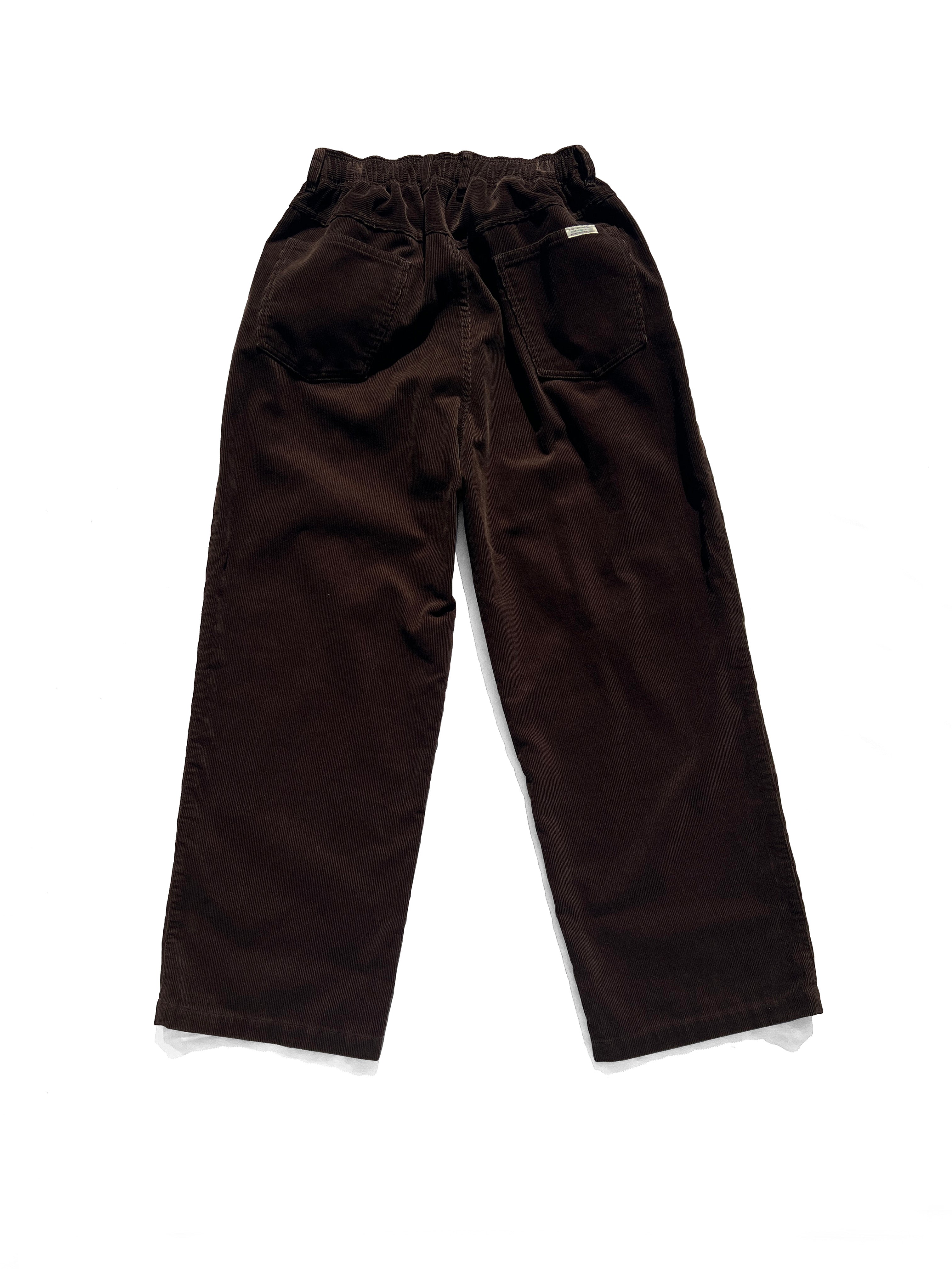 STRAIGHT CORDS SLACKS｜BROWN