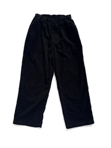 STRAIGHT CORDS SLACKS｜BLACK
