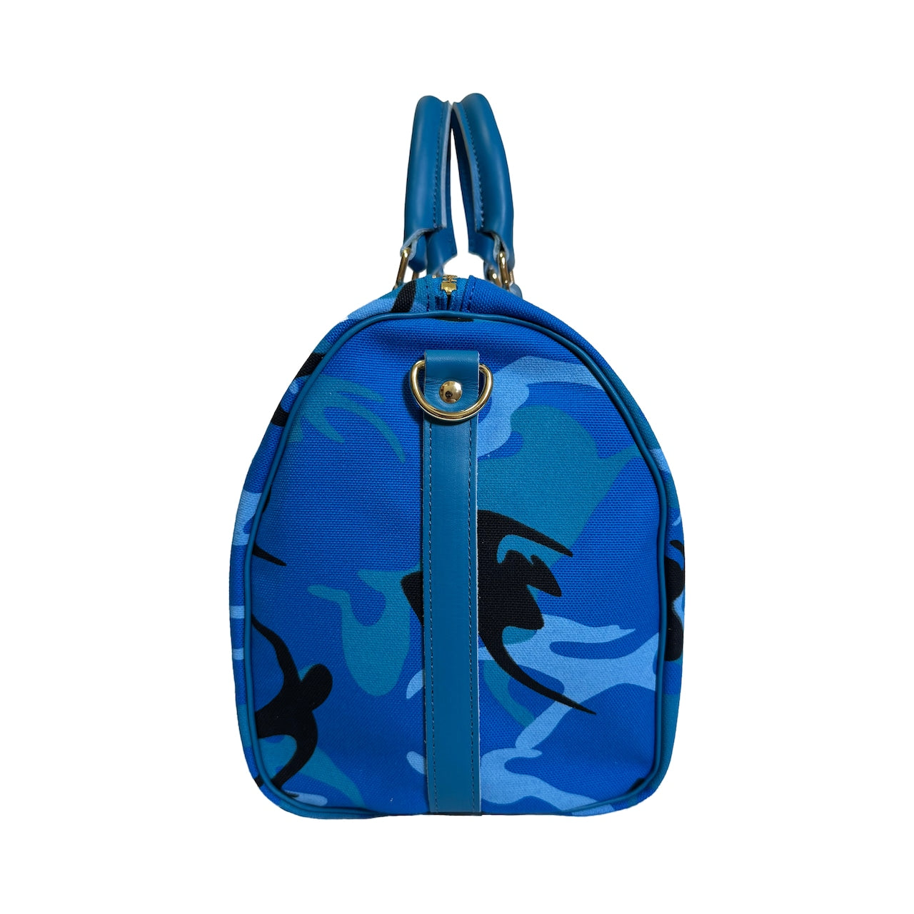DANCING CAMOUFLAGE BOSTON BAG MEDIUM｜BLUE