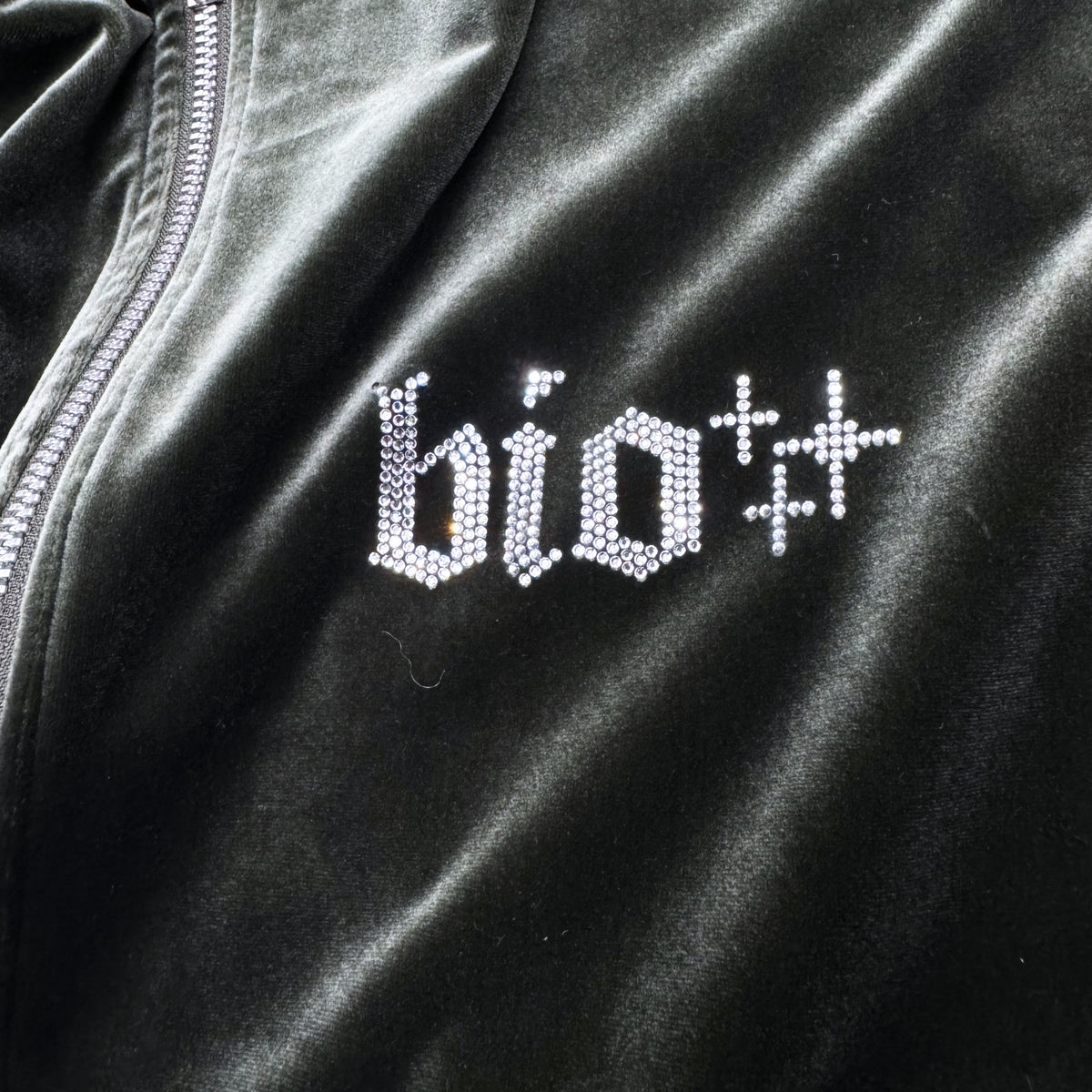 VELOUR HOODIE|GREEN – NOU-KON