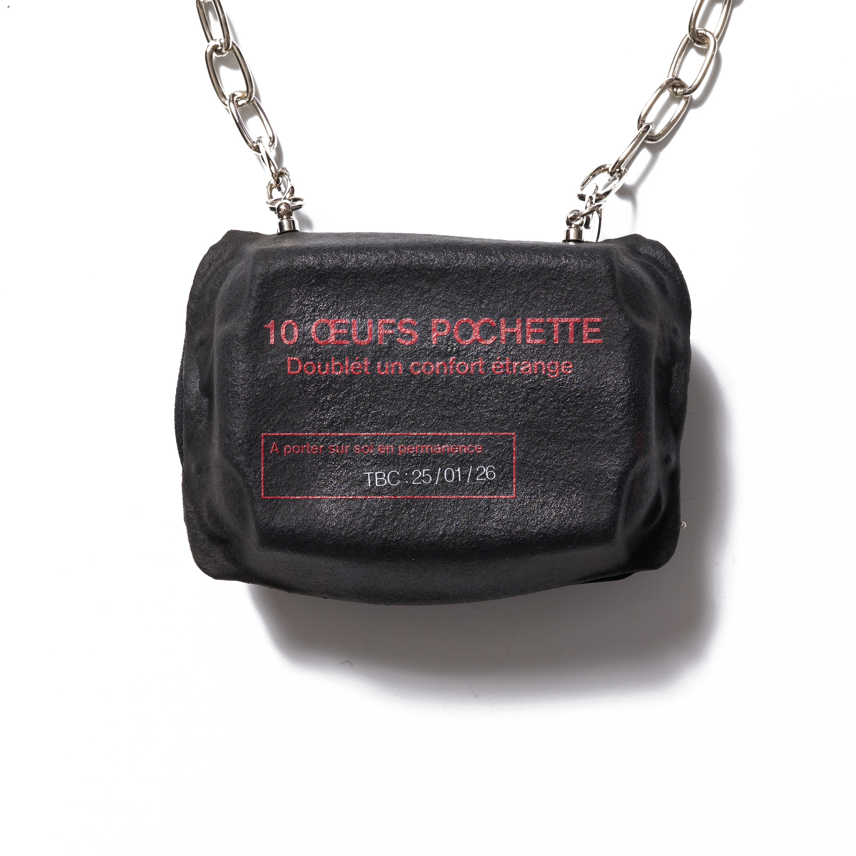 "EGG PACK" POUCH｜BLACK