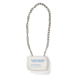 "EGG PACK" POUCH｜WHITE