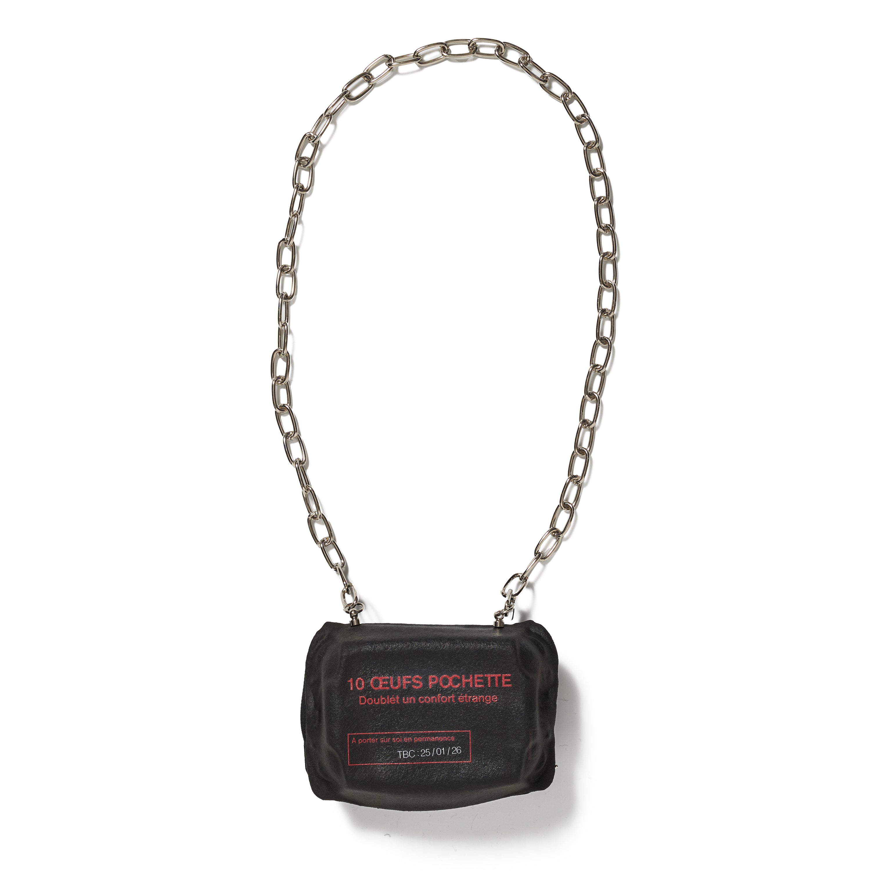 "EGG PACK" POUCH｜BLACK