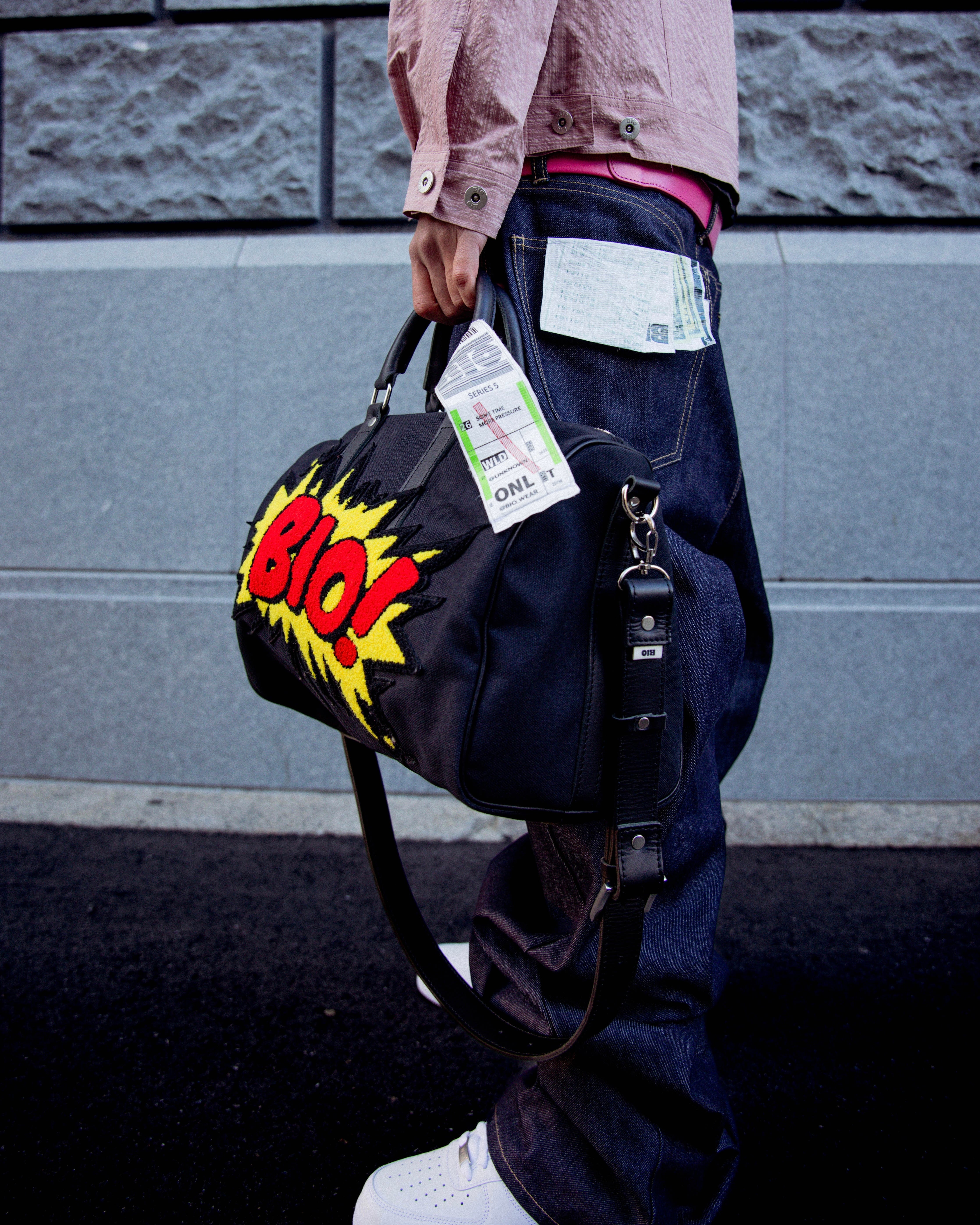 BIO ボストンバッグ LAST ONE｜BIO! BOSTON BAG｜BLACK – NOU-KON