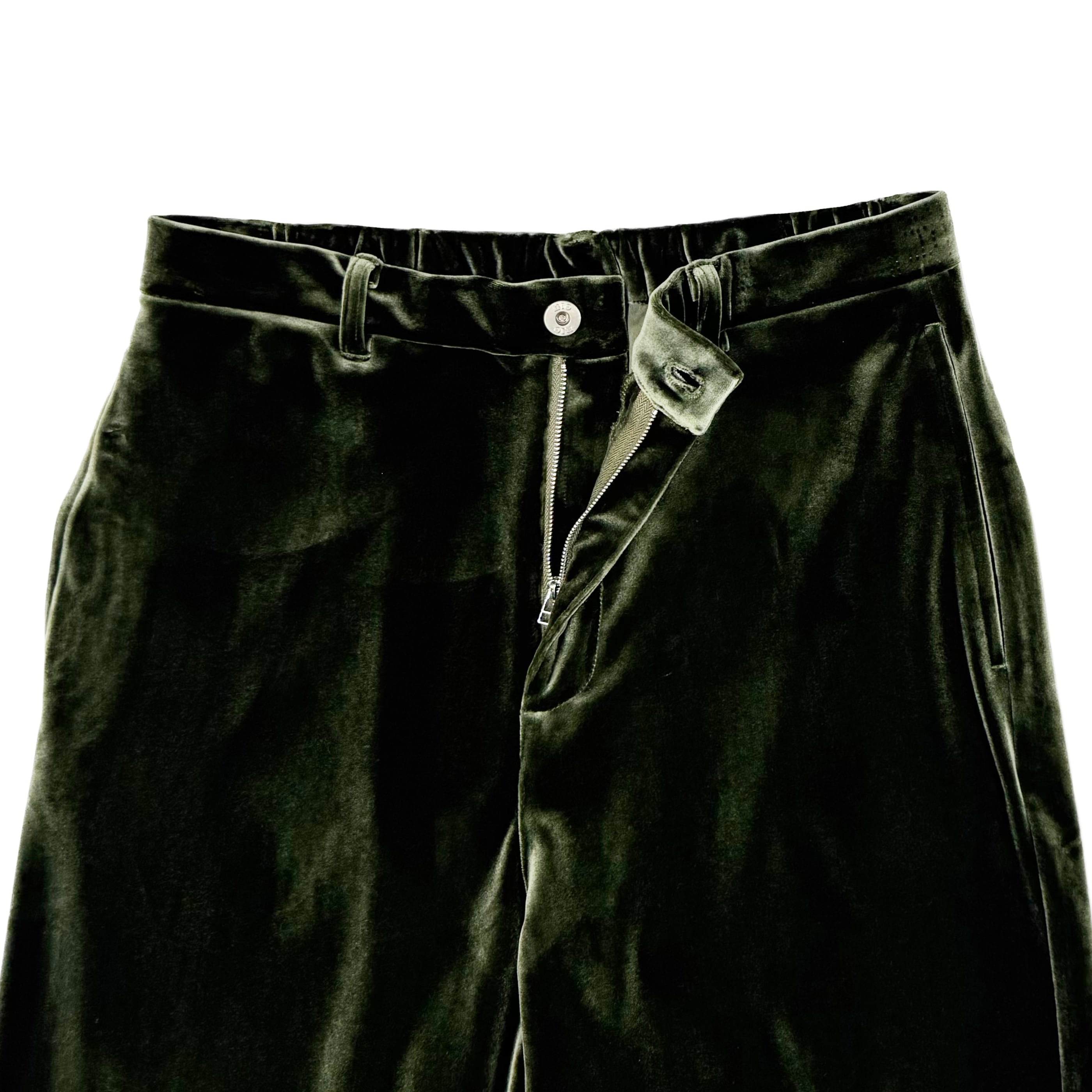 VELOUR TROUSERS｜GREEN