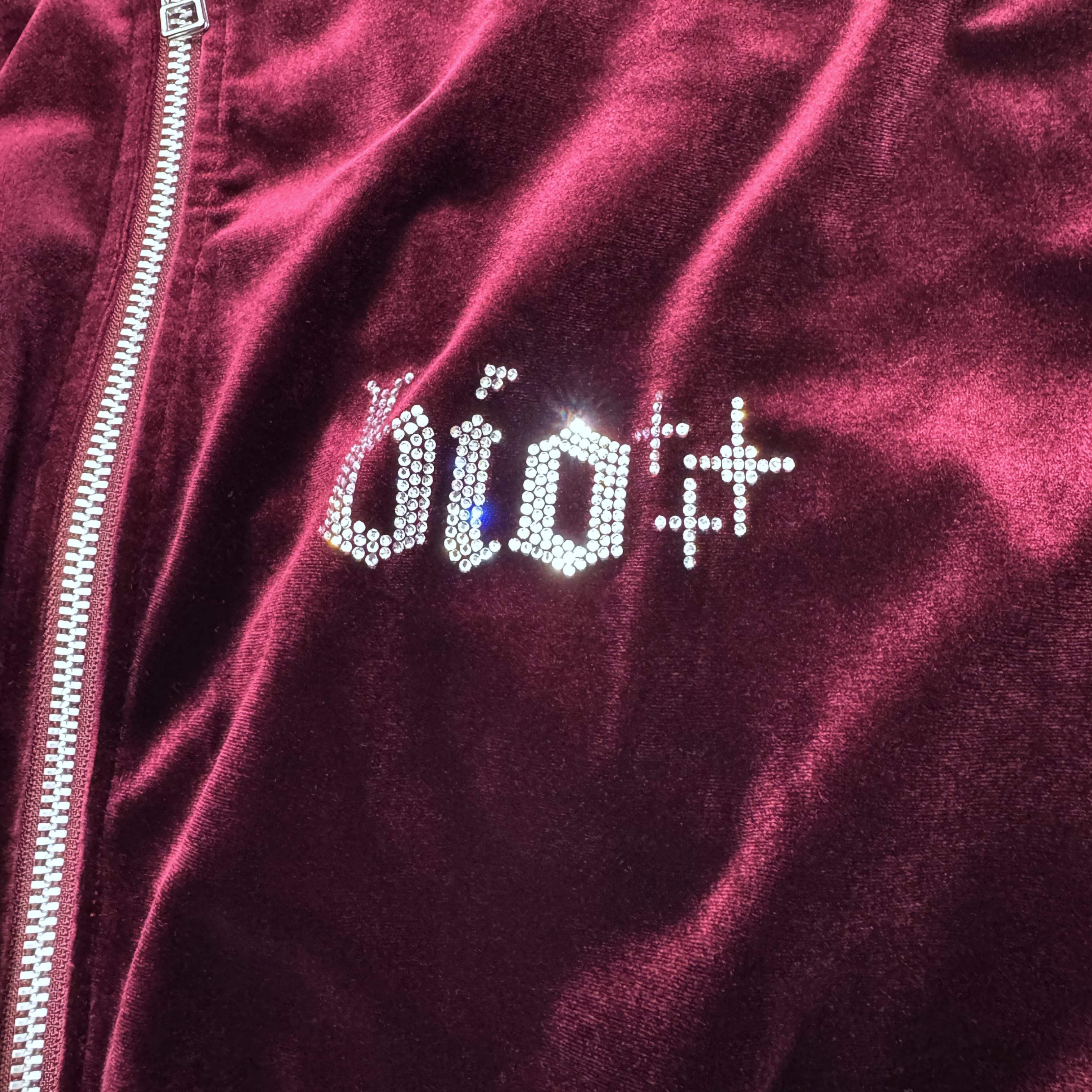 VELOUR HOODIE｜BORDEAUX