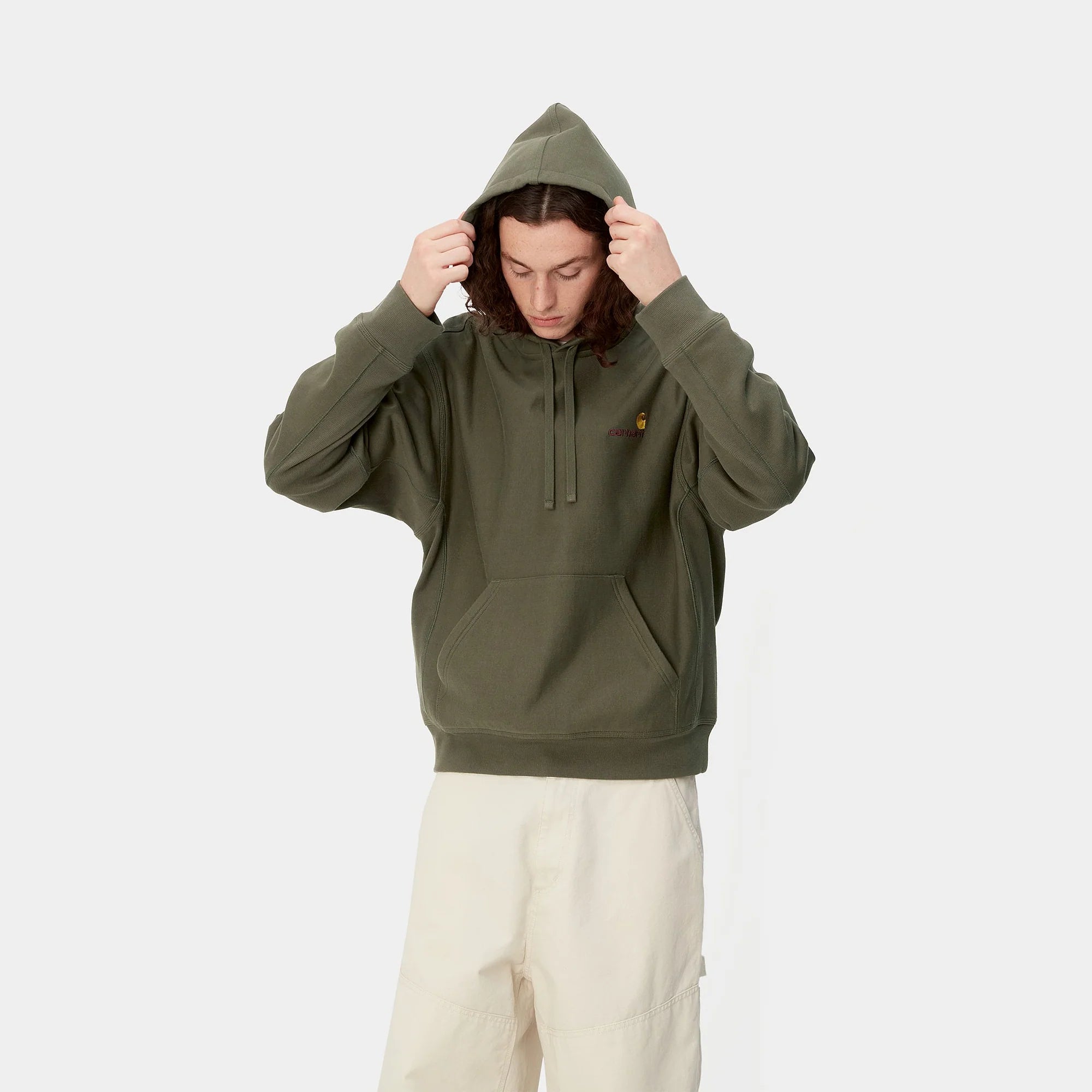 HOODED AMERICAN SCRIPT SWEATSHIRT｜PLANT