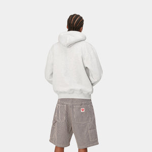 HOODED CARHARTT SWEATSHIRT｜ASH HEATHER / LIBERTY