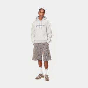 HOODED CARHARTT SWEATSHIRT｜ASH HEATHER / LIBERTY