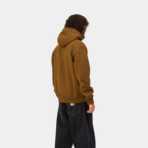 HOODED CARHARTT SWEATSHIRT｜DEEP H BROWN / BLACK