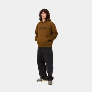 HOODED CARHARTT SWEATSHIRT｜DEEP H BROWN / BLACK