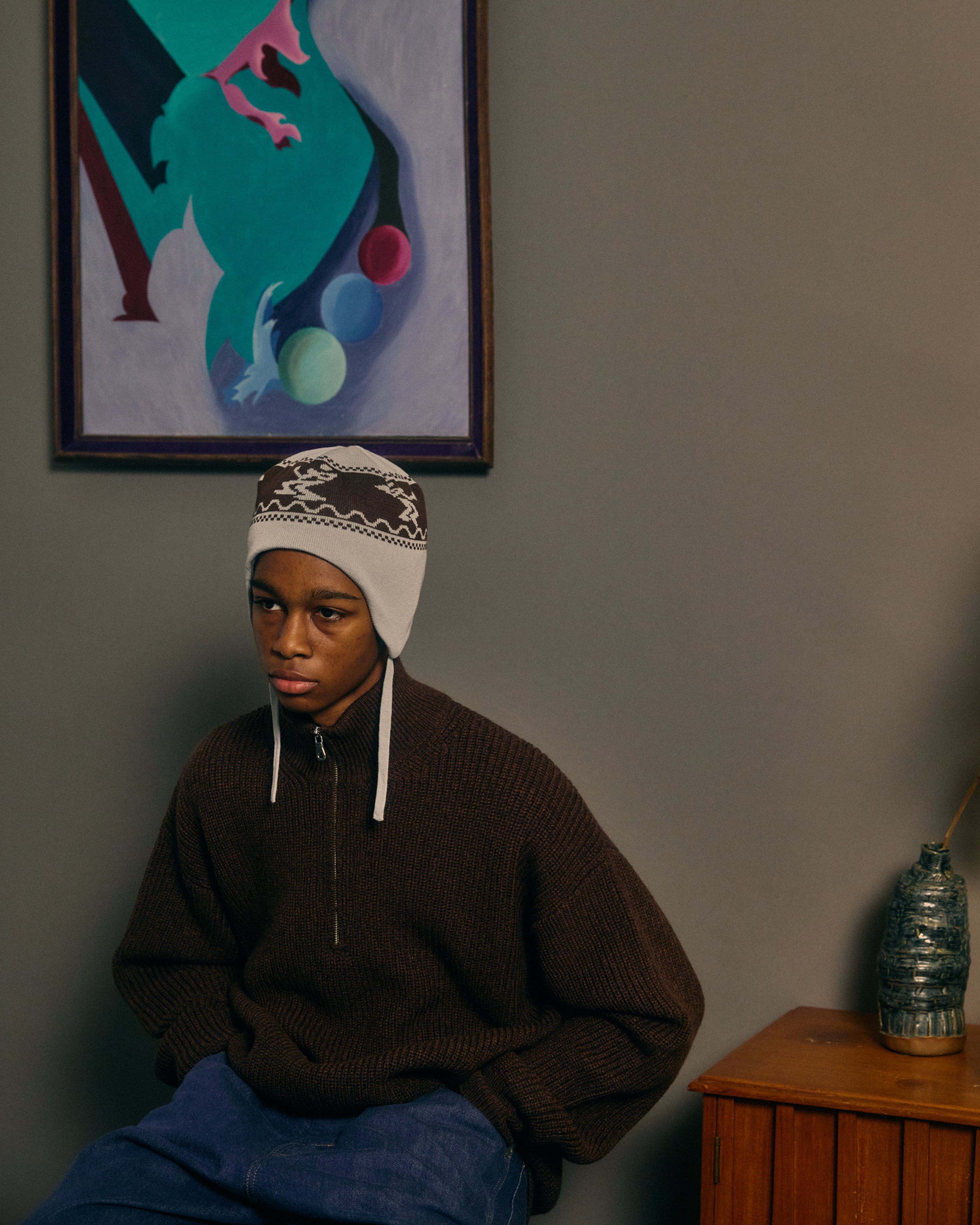 DUB EFFECT EAR FLAP｜SILVER WHITE