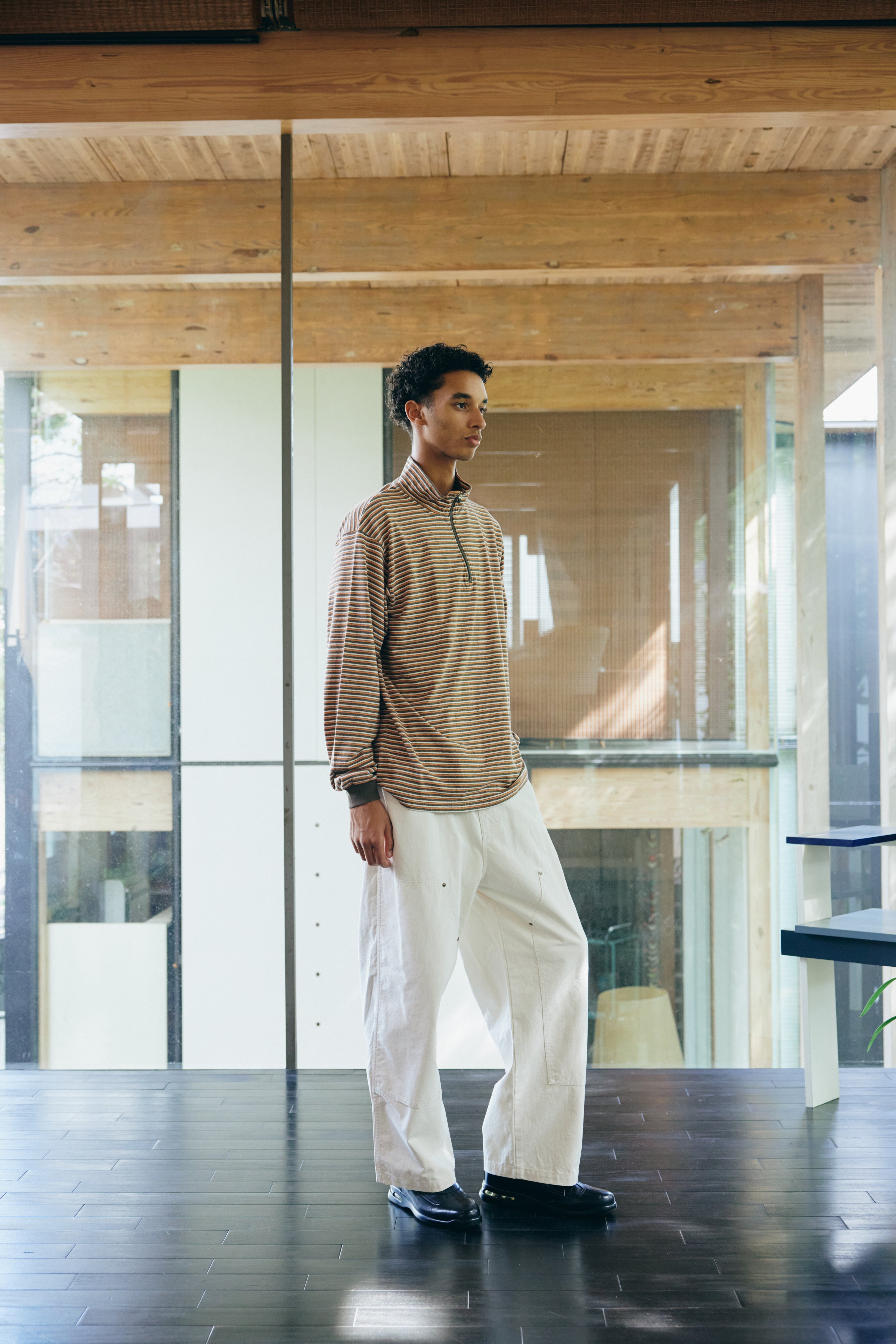 DOUBLE KNEE PIGMENT PANT｜OFF