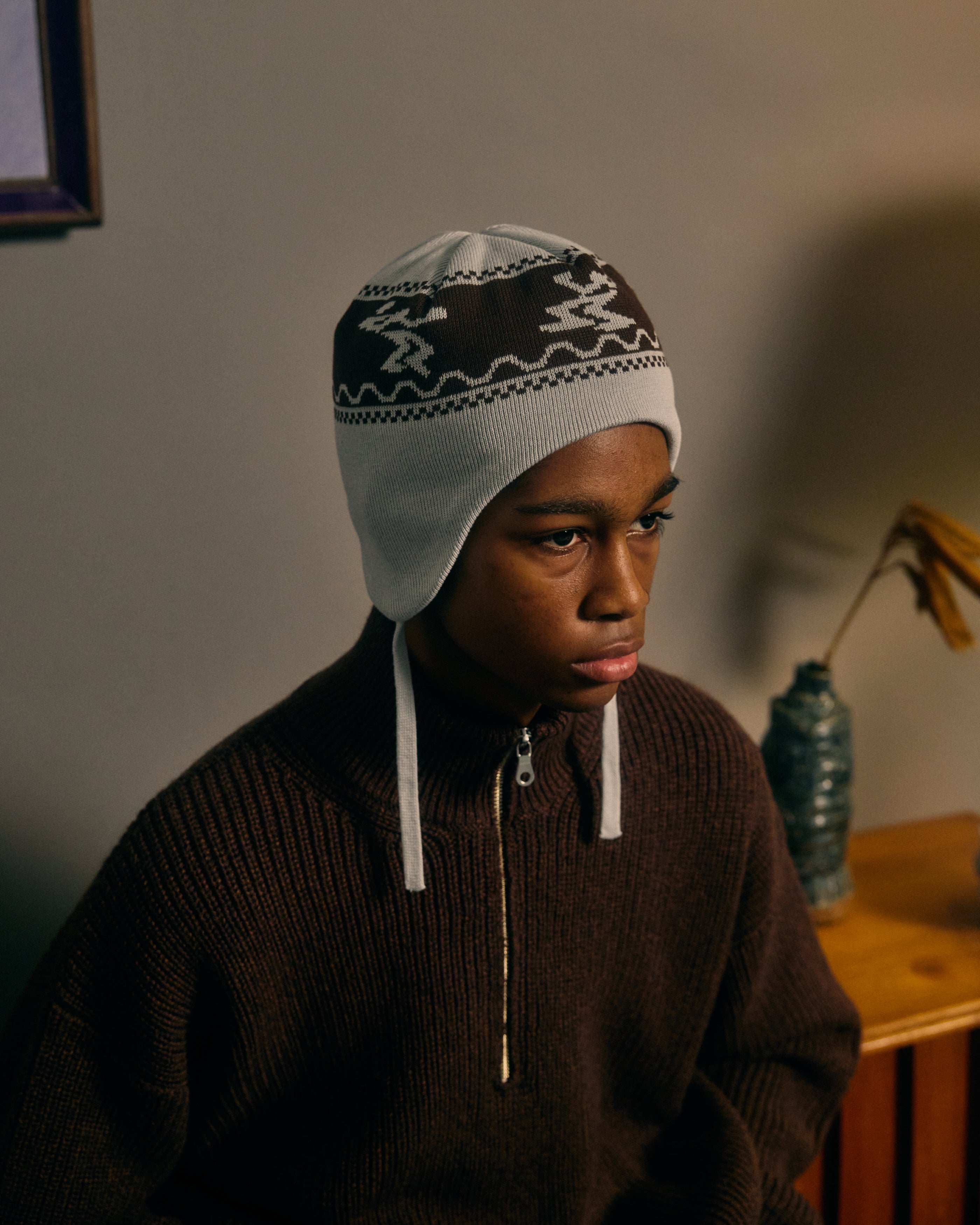 DUB EFFECT EAR FLAP｜SILVER WHITE