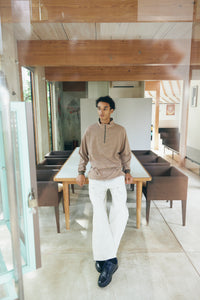 DOUBLE KNEE PIGMENT PANT｜OFF
