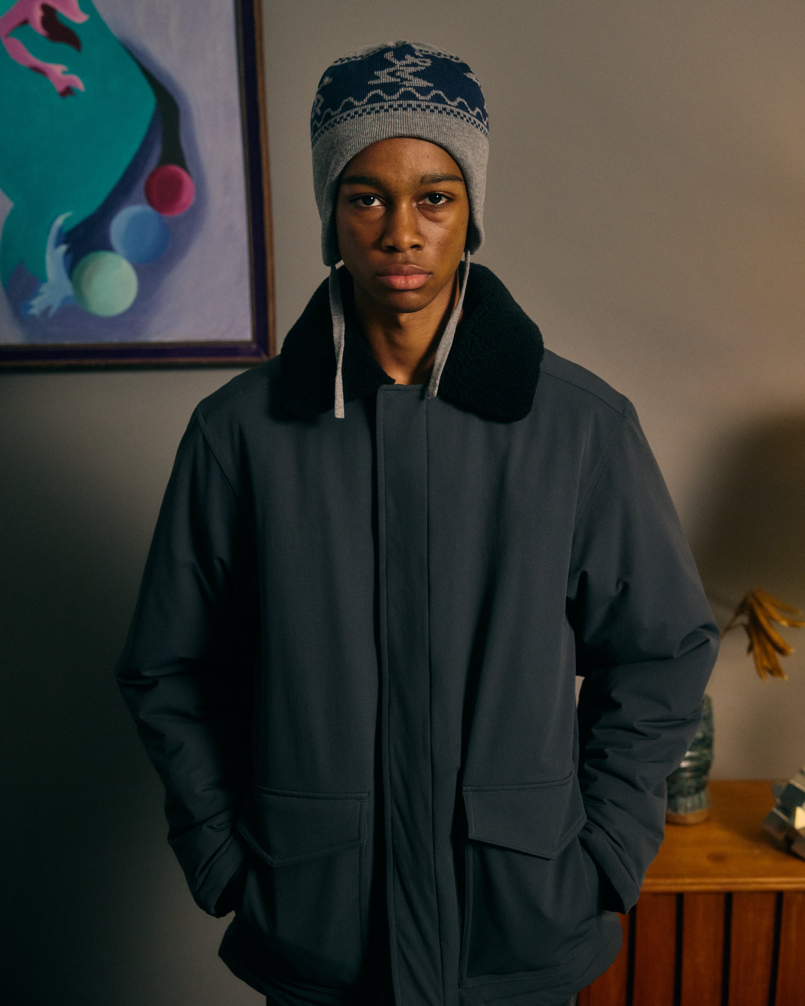 DUB EFFECT EAR FLAP｜GREY