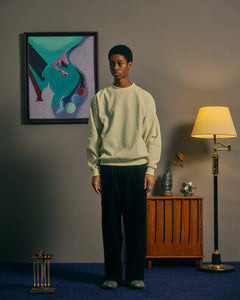 STRAIGHT CORDS SLACKS｜BLACK