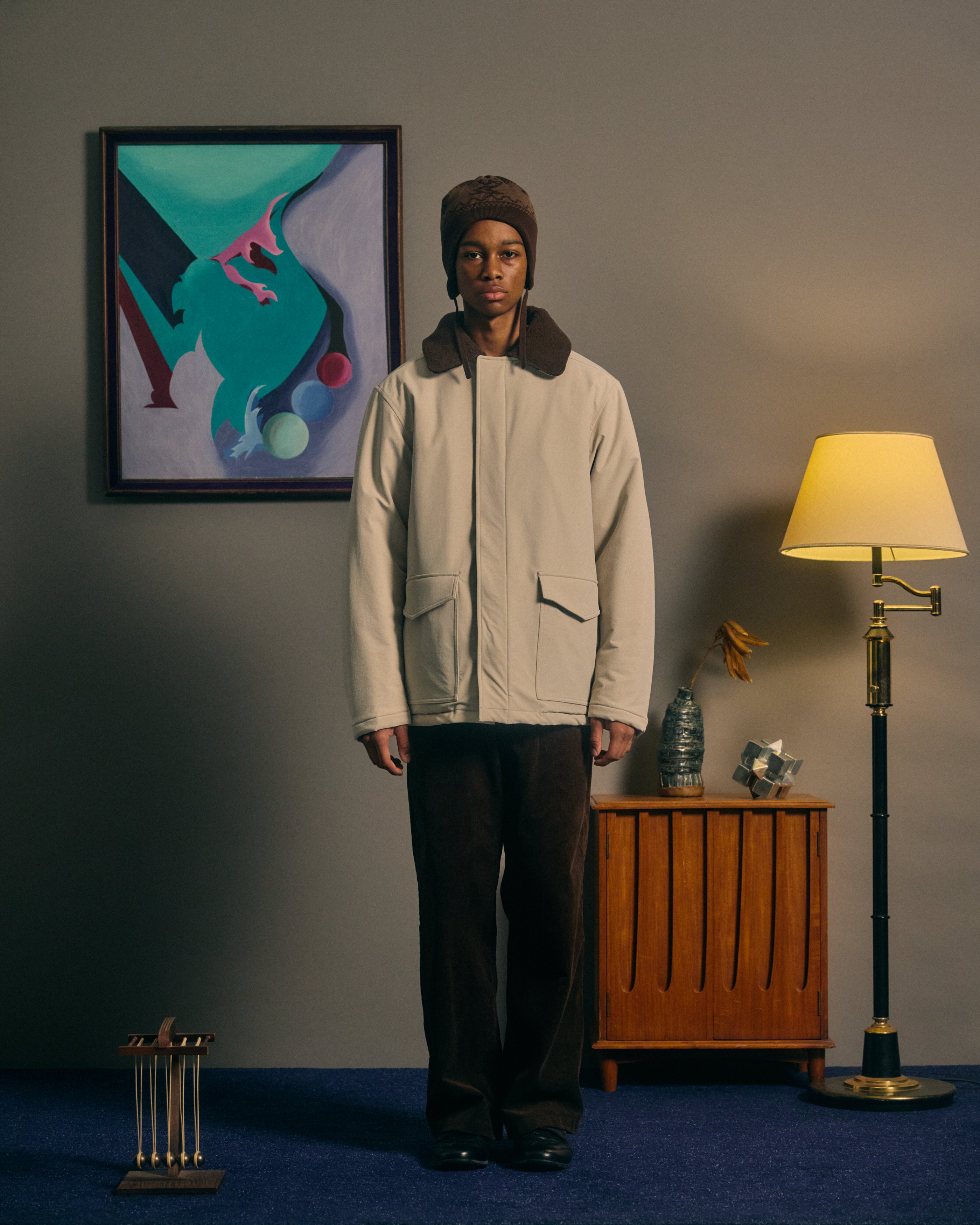 DUB EFFECT EAR FLAP｜BROWN