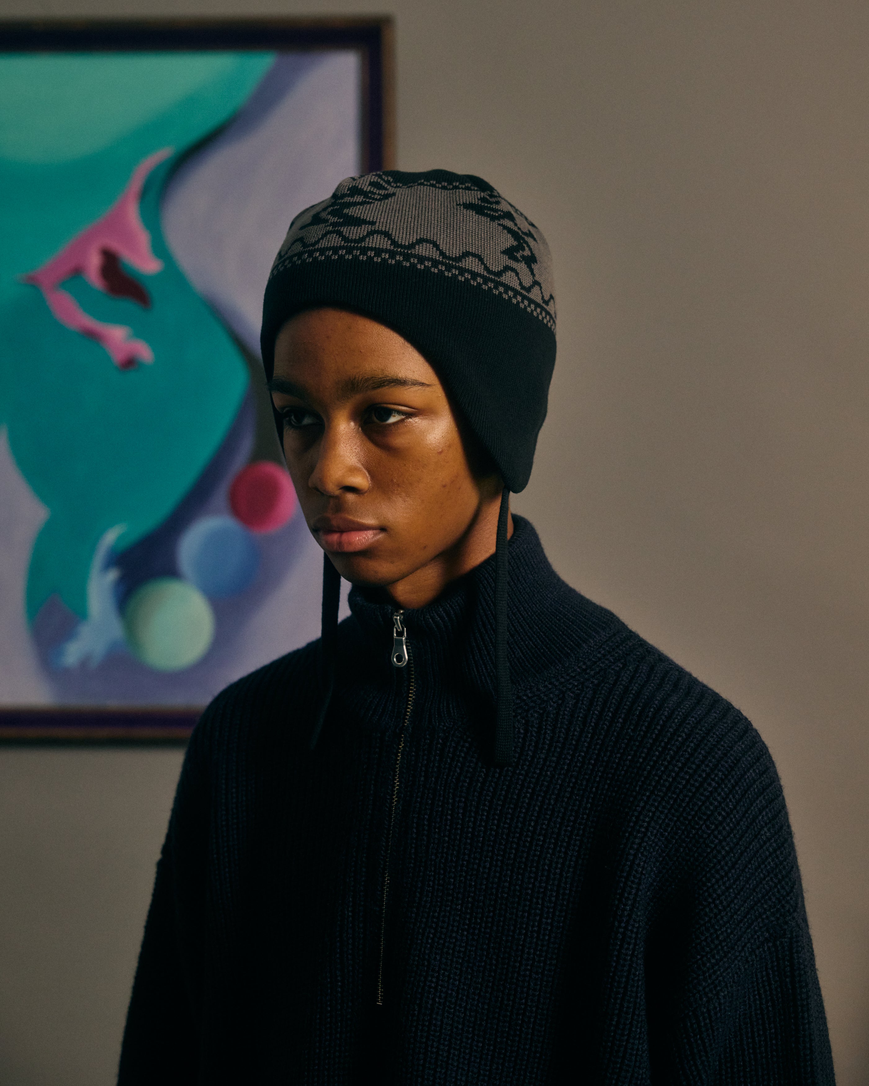 DUB EFFECT EAR FLAP｜BLACK