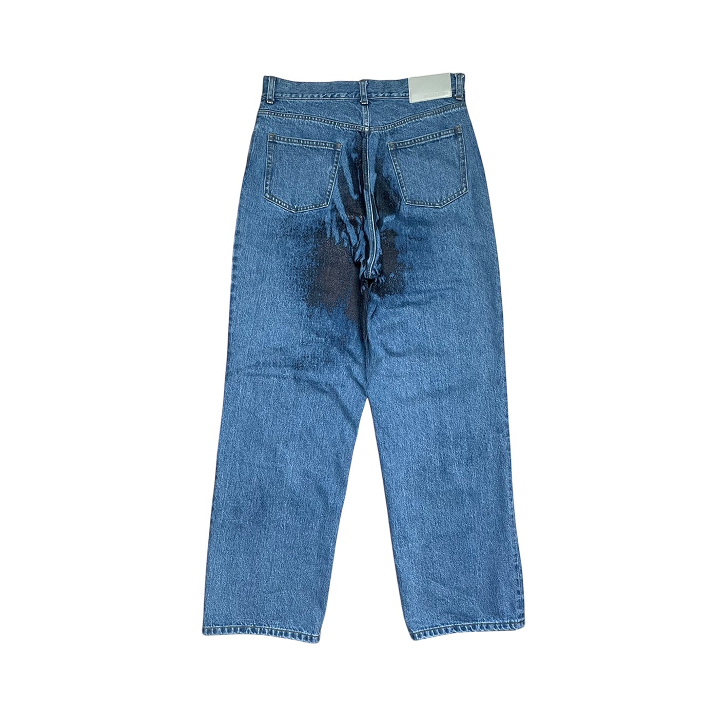 PRINTED WHISKER DENIM｜BLUE