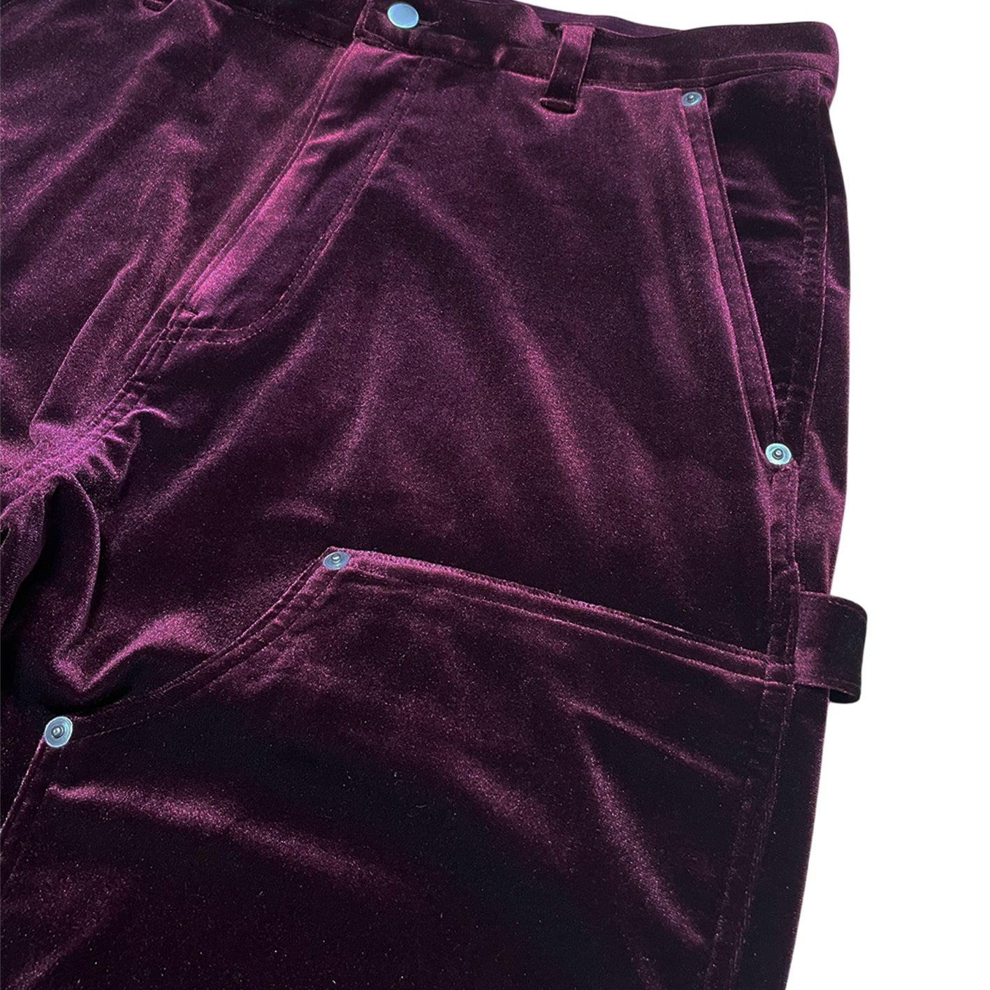VELOUR DOUBLE KNEE｜BURGUNDY