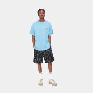SUMOR SHORT｜OUTLINE PRINT BLACK