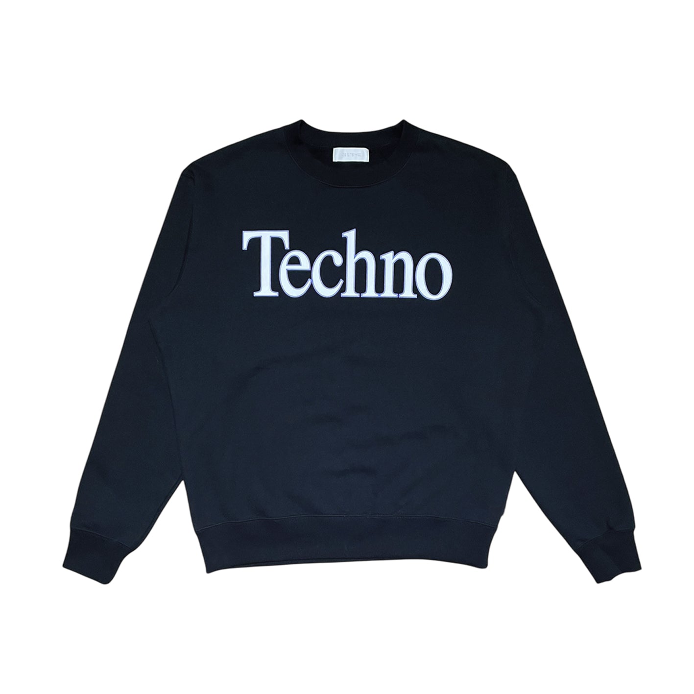 TECHNO LOGOTYPE SWEATSHIRT｜BLACK