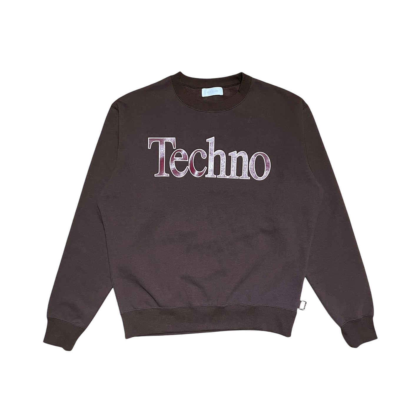 TECHNO LOGOTYPE SWEATSHIRT｜BROWN