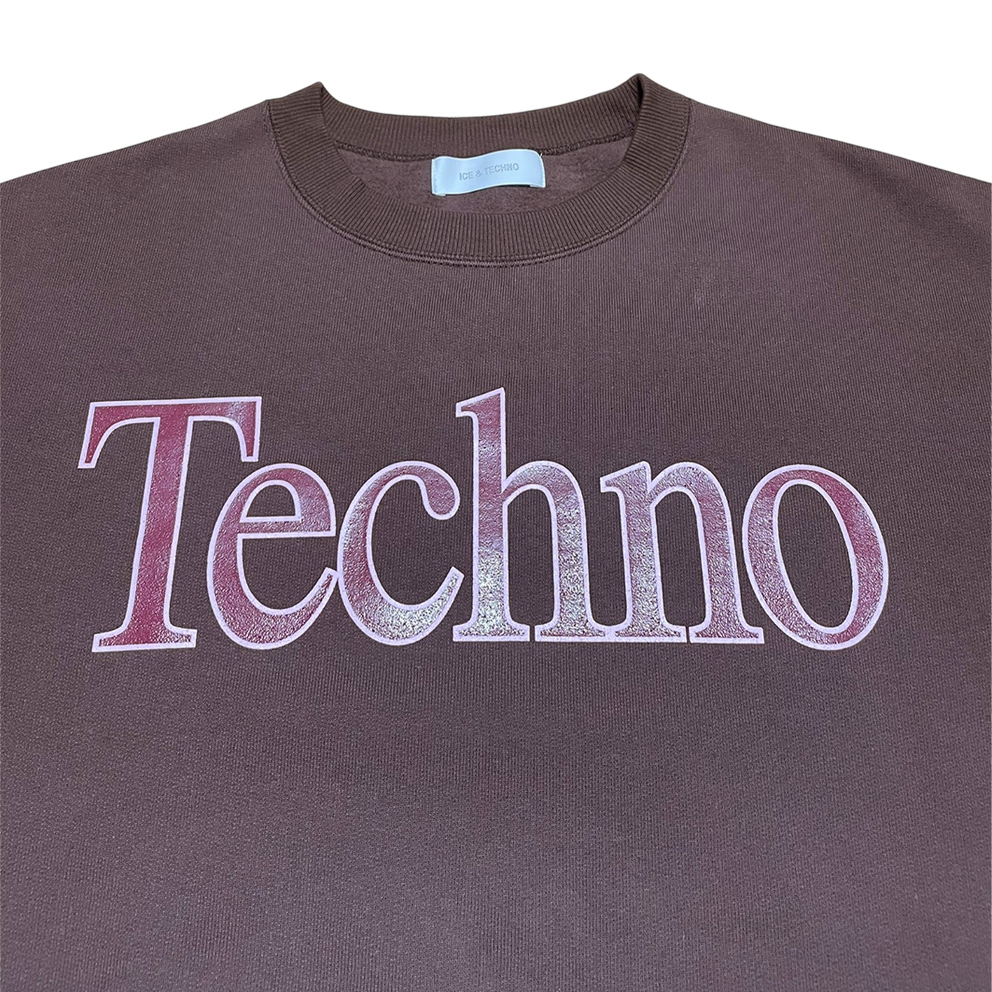 TECHNO LOGOTYPE SWEATSHIRT｜BROWN