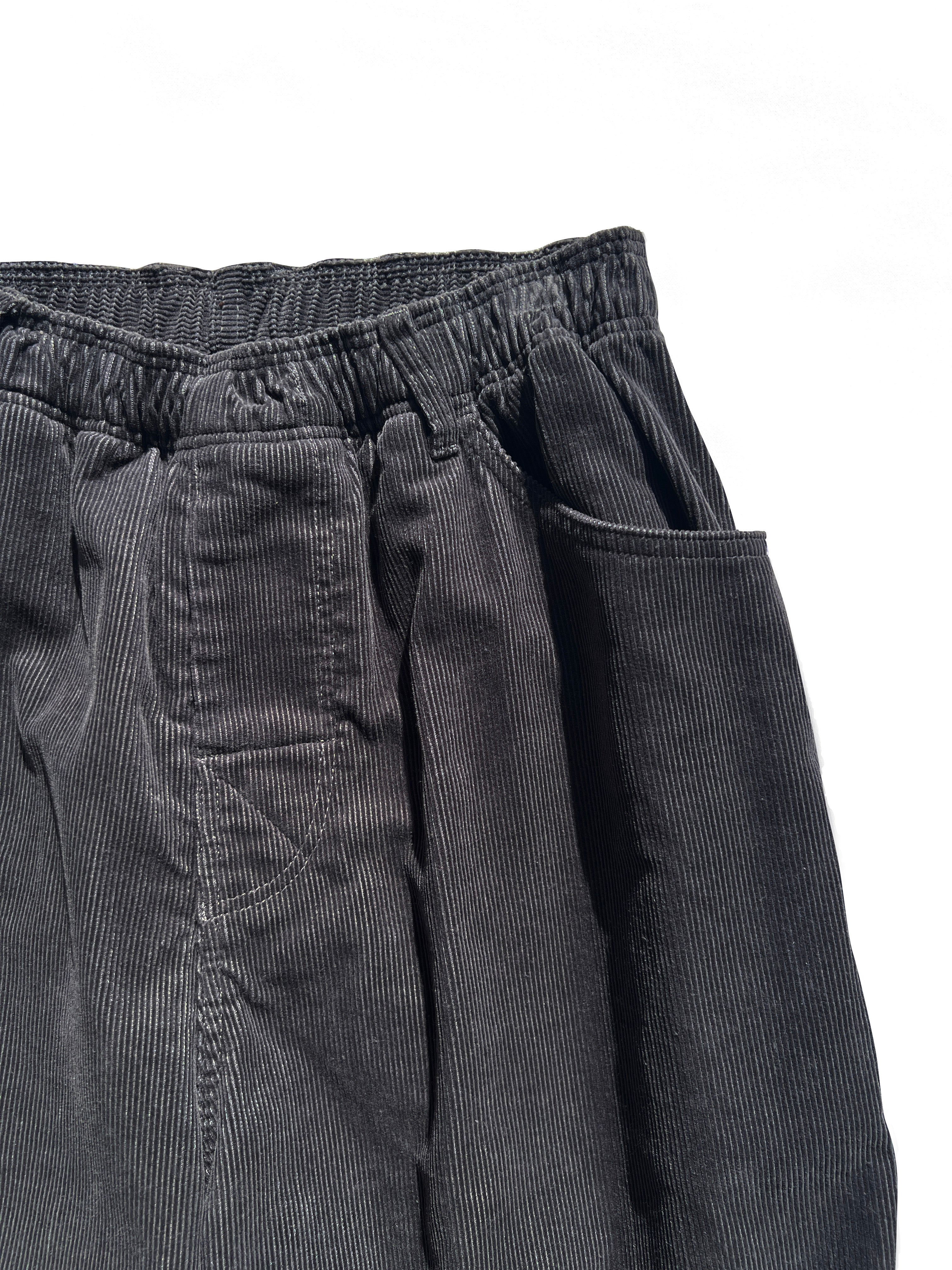 STRAIGHT CORDS SLACKS｜CHARCOAL