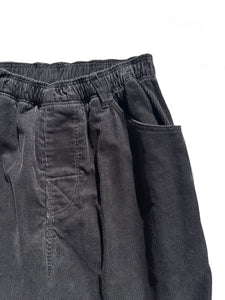 STRAIGHT CORDS SLACKS｜CHARCOAL