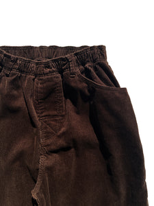 STRAIGHT CORDS SLACKS｜BROWN