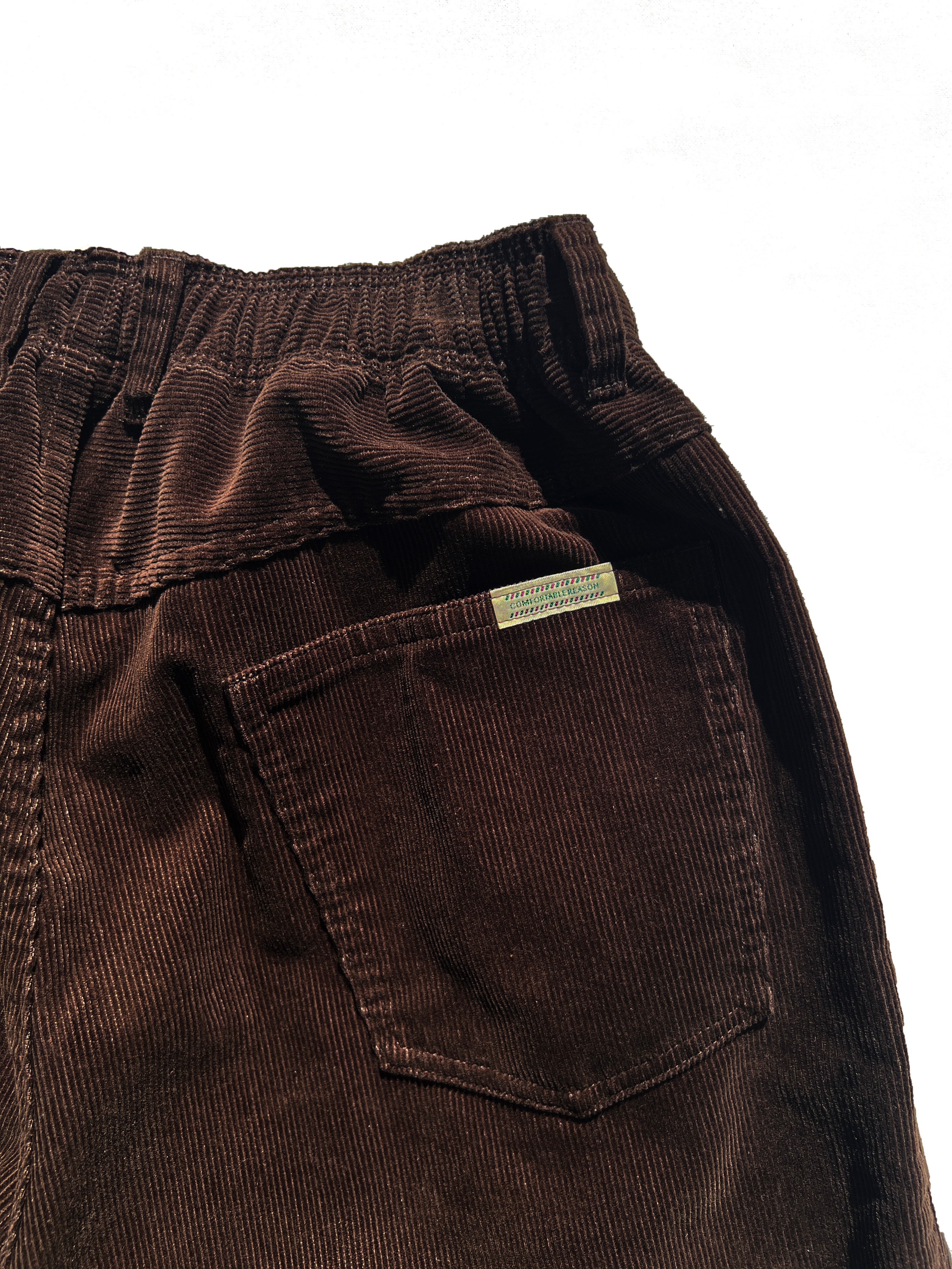 STRAIGHT CORDS SLACKS｜BROWN
