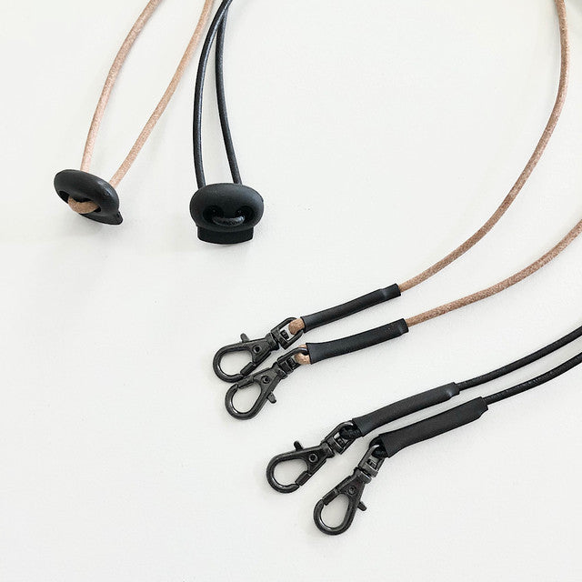 MASK STRAP｜LEATHER ＜NATURAL＞