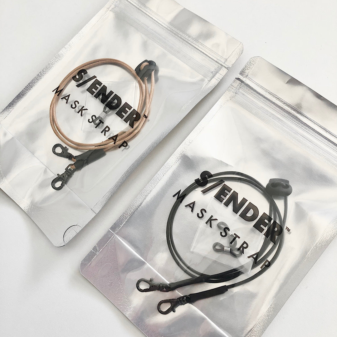 MASK STRAP｜LEATHER ＜NATURAL＞