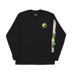 BALANCE & HARMONY L/SL TEE｜BLACK