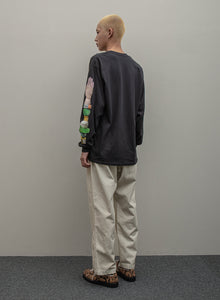 BALANCE & HARMONY L/SL TEE｜BLACK