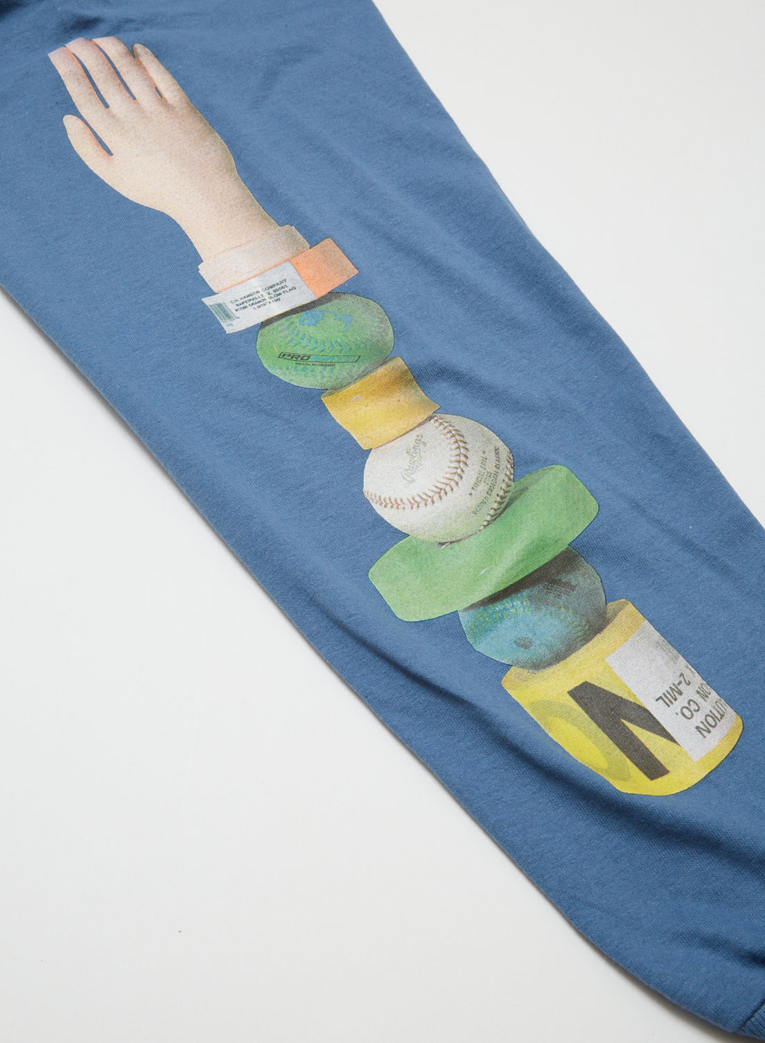 BALANCE & HARMONY L/SL TEE｜INDIGO BLUE