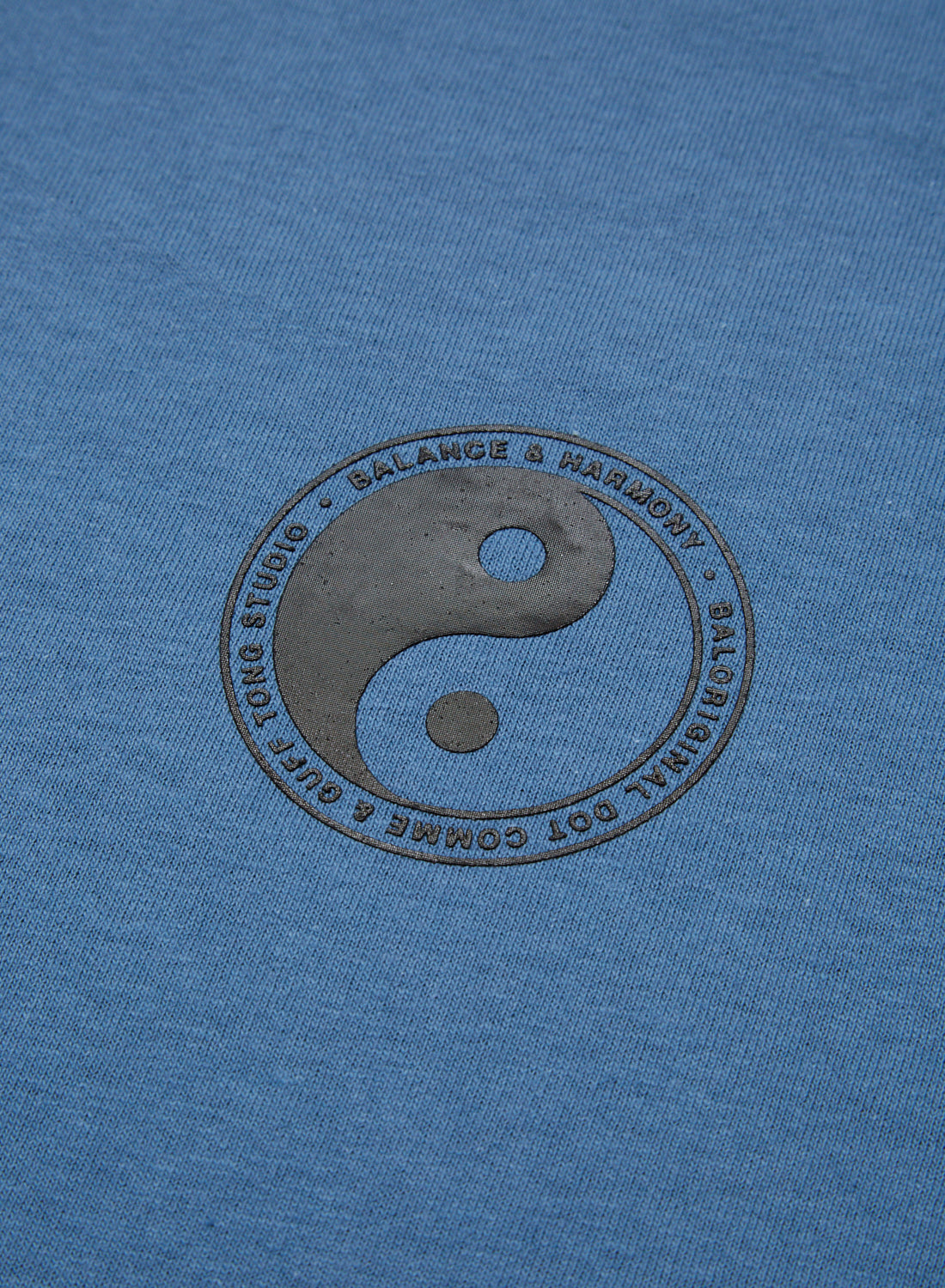BALANCE & HARMONY L/SL TEE｜INDIGO BLUE