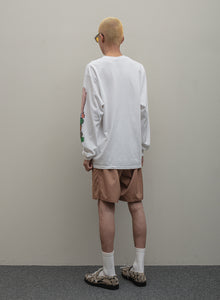 BALANCE & HARMONY L/SL TEE｜WHITE