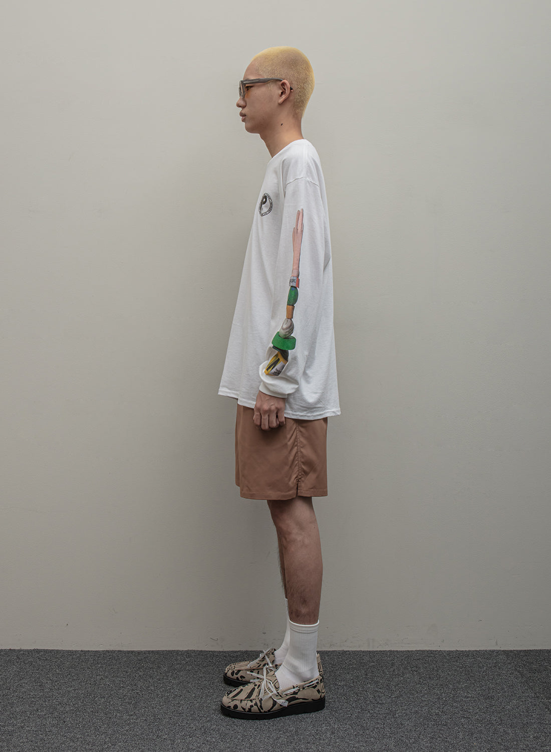 BALANCE & HARMONY L/SL TEE｜WHITE
