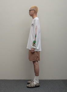 BALANCE & HARMONY L/SL TEE｜WHITE