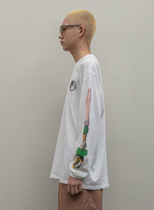 BALANCE & HARMONY L/SL TEE｜WHITE